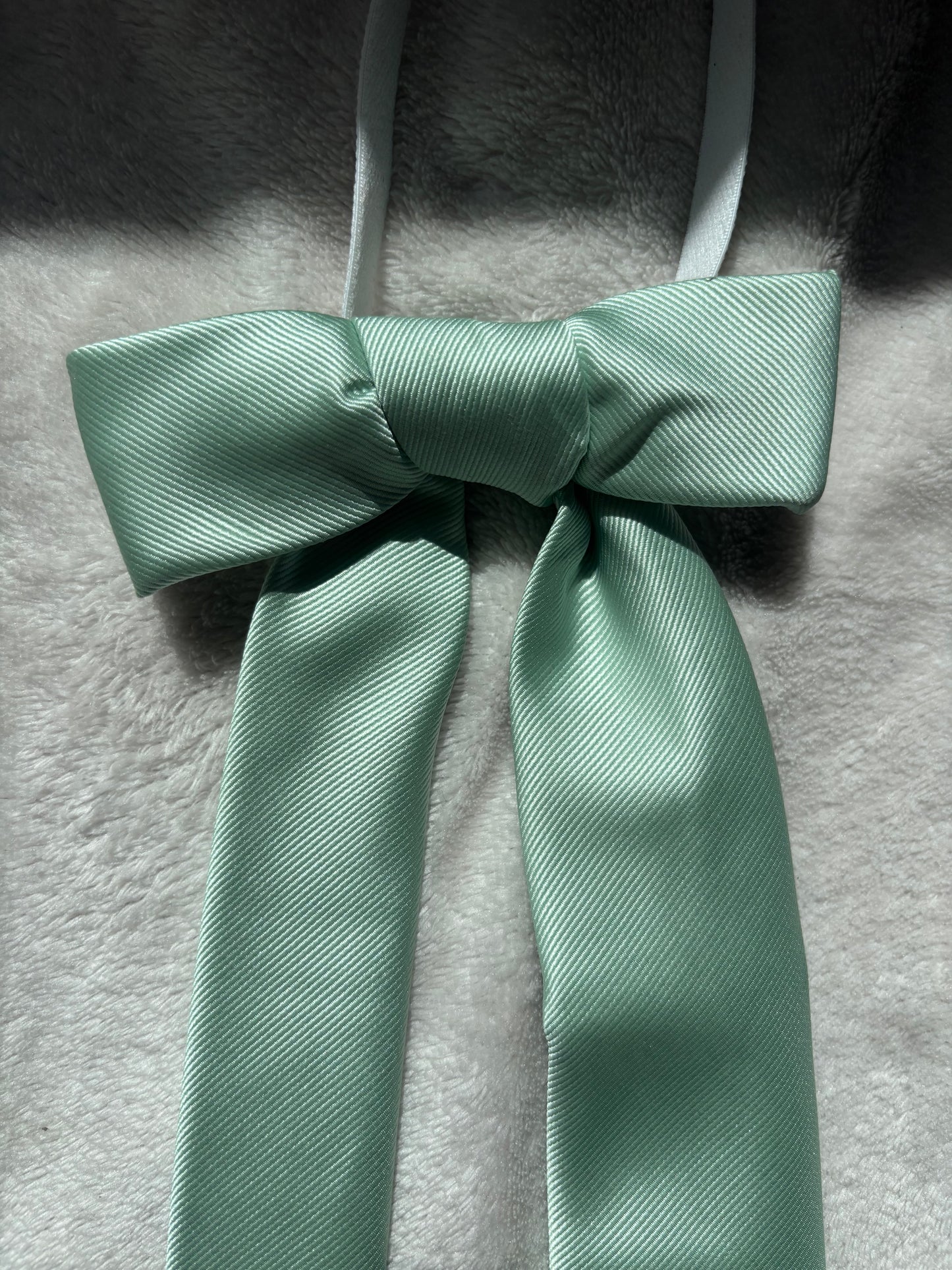 Nœud vert pastel