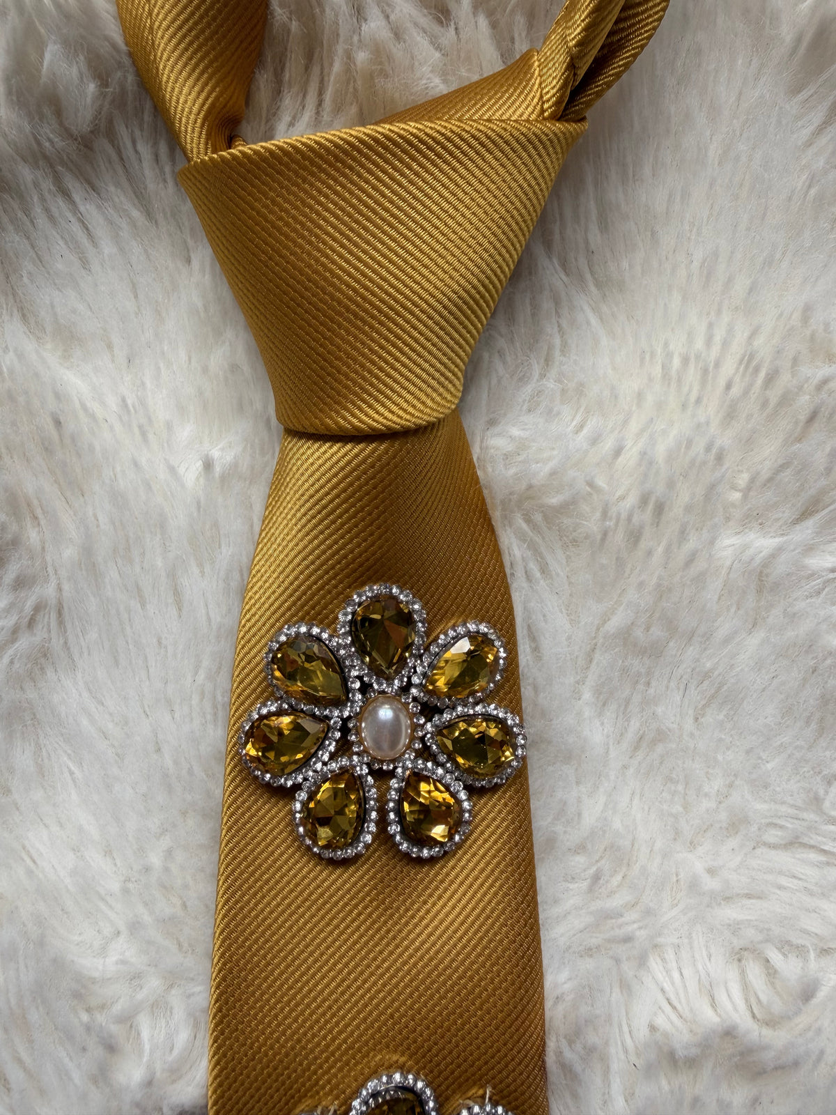 Cravate Fleur d’Or