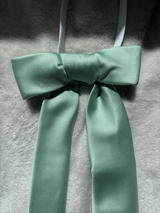 Nœud vert pastel